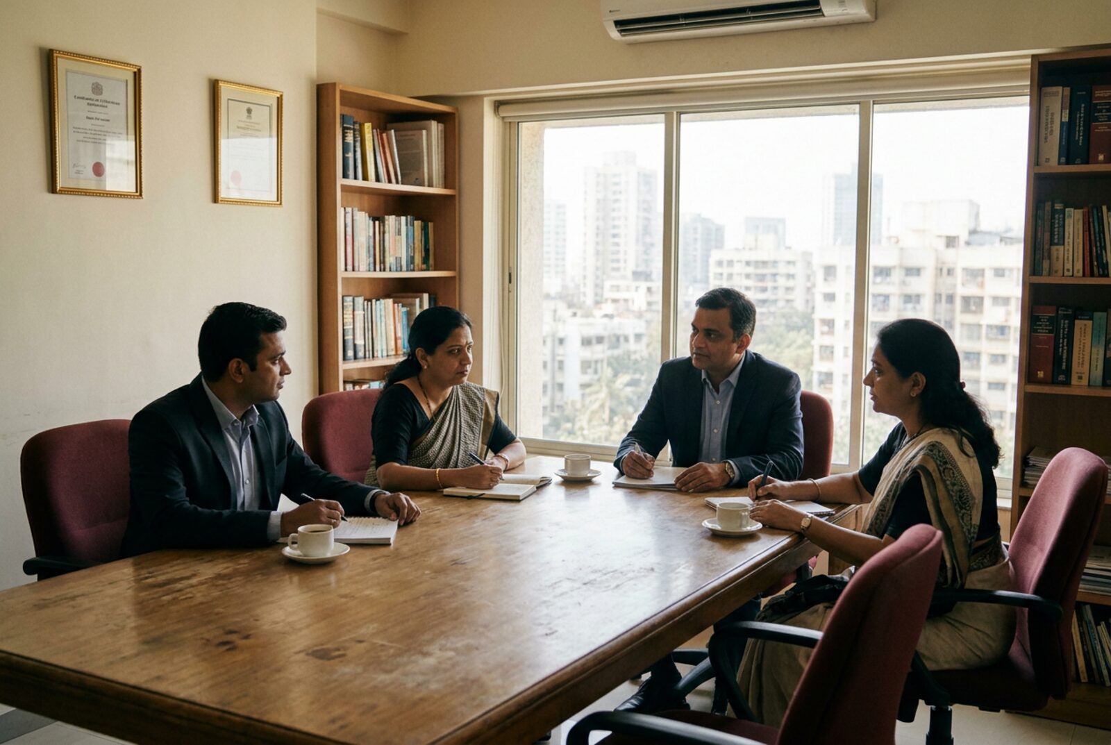 Indian professionals at work in a regulatory advisory setting